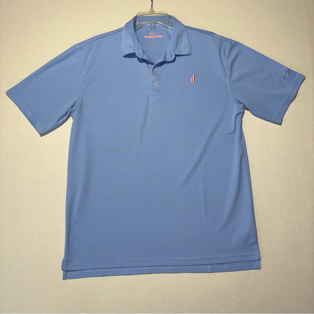 Johnnie-O Prep-Formance Golf Polo Blue L Sierra Logo Performance